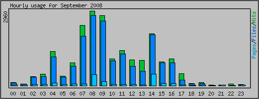 Hourly usage