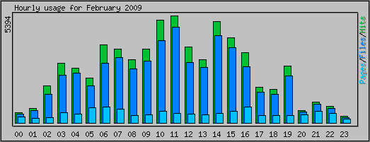 Hourly usage