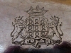 armes-avec-couronne-de-duc-sur-huillier-roquefeuil-1768-maitre-bazille-orfevre-a-montpellier