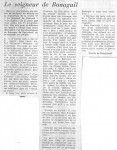 Presse- Le Figaro - Le seigneur de Bonaguil par Martin de Roquefeuil Presse- Le Figaro - Le seigneur de Bonaguil par Martin de Roquefeuil