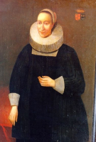 1500 (circa) - Jeanne de Lemosis d'Arthes, femme de Tristan de Roquefeuil