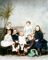 1884 (circa) - Frères et soeurs d'Eugène de Roquefeuil et du Bousquet