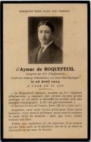 1915- Aymar de Roquefeuil