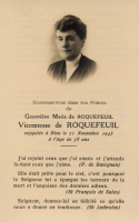 1945 - Geneviève-Marie de Roquefeuil- Vicomtesse de Roquefeuil