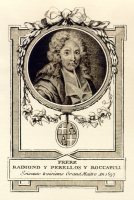 1697-1720 - Gravure de Raimondo de Roccafull - Grand-maître de l'Ordre de Malte