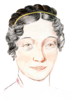 Victorine d'Eimar de Jabrun, marquise de Roquefeuil et du  Bousquet- dessin de sa fille