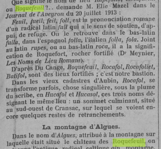4 janvier 1914 -Journal de l'Aveyron