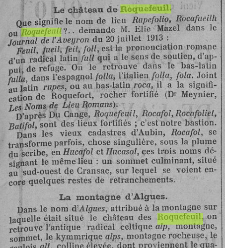 4 janvier 1914 -Journal de l'Aveyron