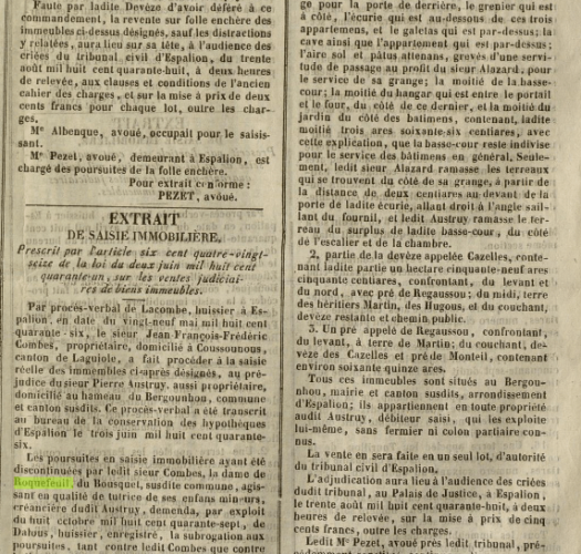 5 août 1848 - Bulletin d'Espalion