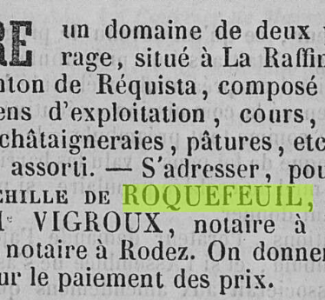 13 septembre 1848 - Journal de l'Aveyron