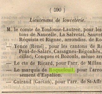 1855 - Annuaire statistique et administratif  du département de l'Aveyron