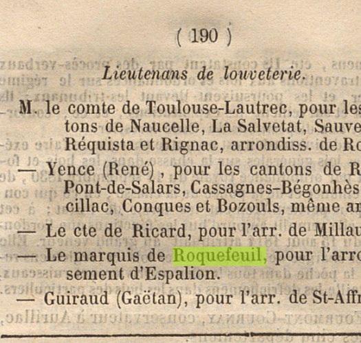 1855 - Annuaire statistique et administratif  du département de l'Aveyron