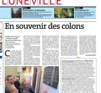 21 novembre 2014 - L'Est Républicain