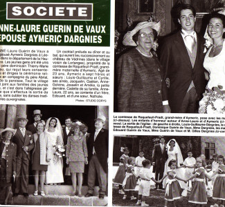 1994 (?) - Presse-Point-de-Vue-Mariage-Aymeric-Dargnies
