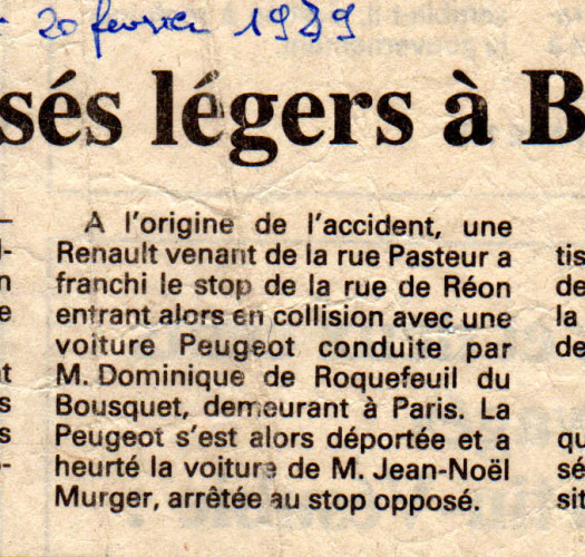 20 février 1989 - Le Bien Public