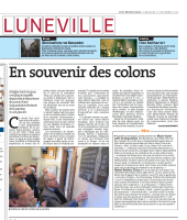 21 novembre 2014 - L'Est Républicain