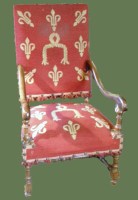 fauteuil orne de la cordeliere Roquefeuil