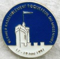Broche-souvenir du Rassemblement Roquefeuil 1997